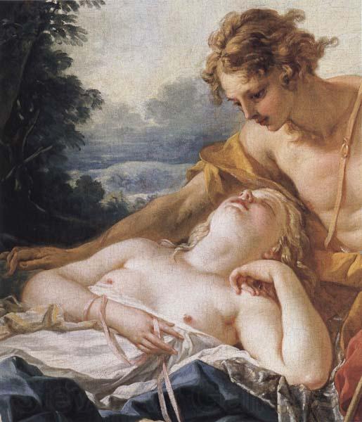 Francois Boucher Details of Daphnis and Chloe